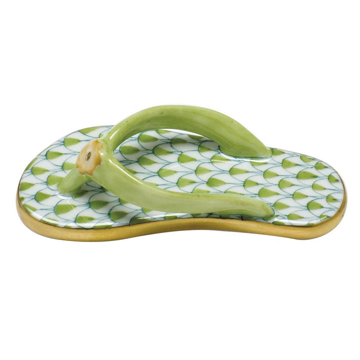 Herend Flip Flop Figurines Herend Lime Green 