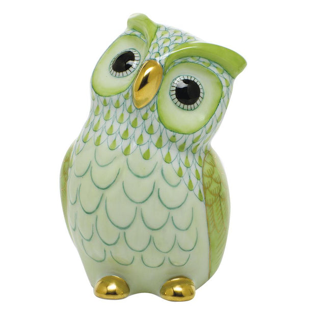 Herend Owl Figurines Herend Lime Green 