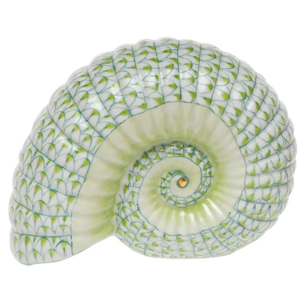 Herend Ammonite Figurines Herend Lime Green 