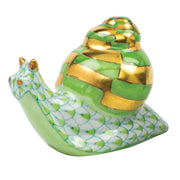 Herend Baby Snail Figurines Herend Lime Green 