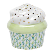 Herend Cupcake Figurines Herend Lime Green 