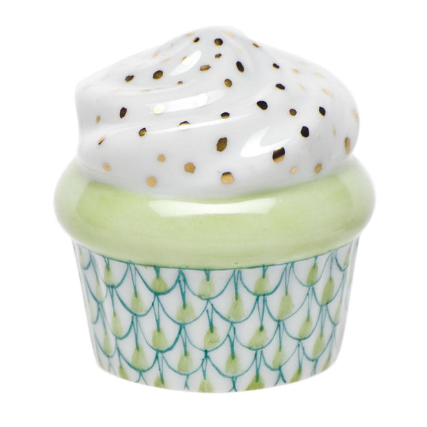 Herend Cupcake Figurines Herend Lime Green 