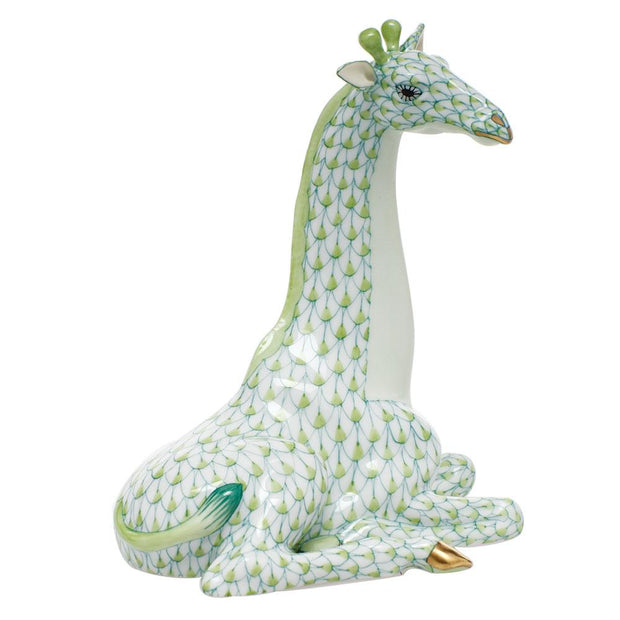 Herend Giraffe Figurines Herend Lime Green 
