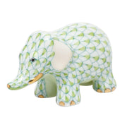 Herend Little Elephant Figurines Herend Lime Green 