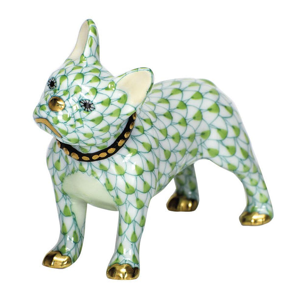 Herend Frenchie Figurines Herend Lime Green 