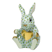 Herend Sweetheart Bunny Figurines Herend Lime Green 