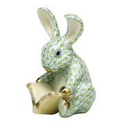 Herend Storybook Bunny Figurines Herend Lime Green 