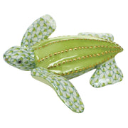 Herend Young Leatherback Turtle Figurines Herend Lime Green 