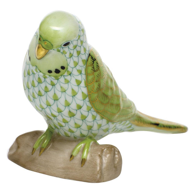 Herend Parakeet Figurines Herend Lime Green 