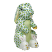 Herend Bunny Slippers Figurines Herend Lime Green 
