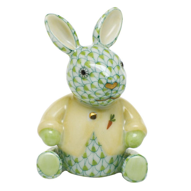 Herend Sweater Bunny Figurines Herend Lime Green 