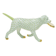 Herend Frisbee Dog Figurines Herend Lime Green 