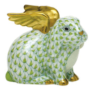 Herend Angel Bunny Figurines Herend Lime Green 