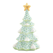 Herend Simple Christmas Tree Figurines Herend Lime Green 