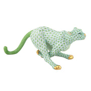 Herend Small Cheetah Figurines Herend Lime Green 