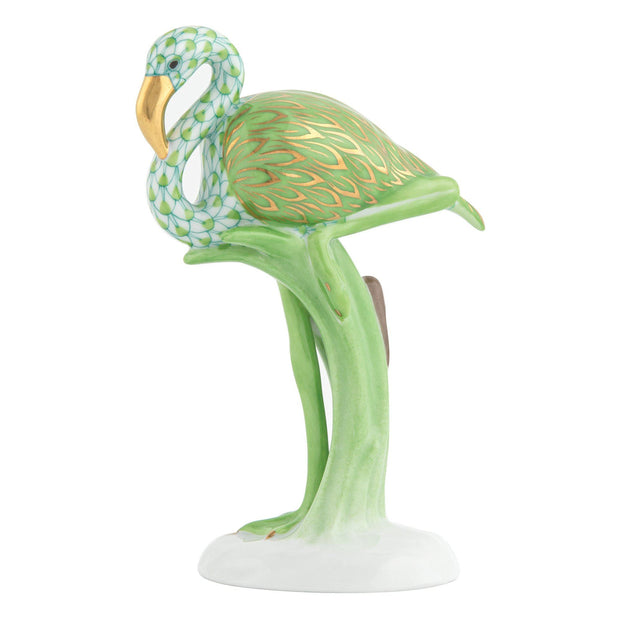 Herend Flamingo Figurines Herend Lime Green 
