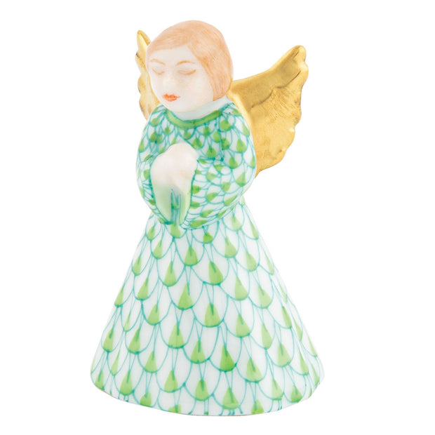 Herend Petite Praying Angel Figurines Herend Lime Green 