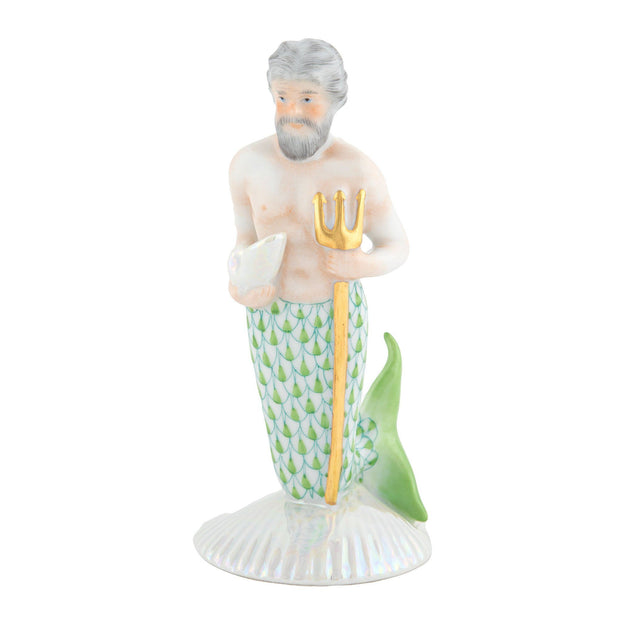 Herend Neptune Figurines Herend Lime Green 