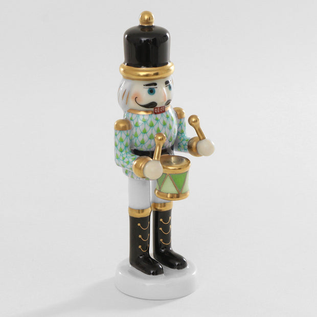 Herend Nutcracker Drummer Figurines Herend Lime Green 