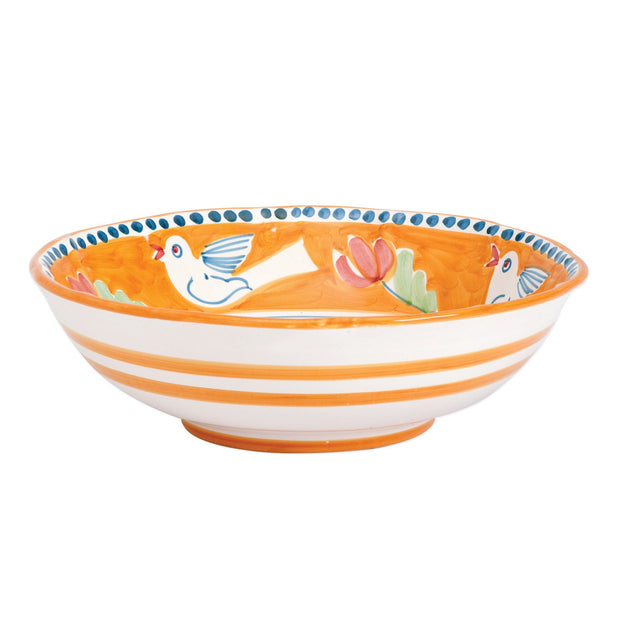 Vietri Campagna Uccello Large Serving Bowl Dinnerware Vietri 