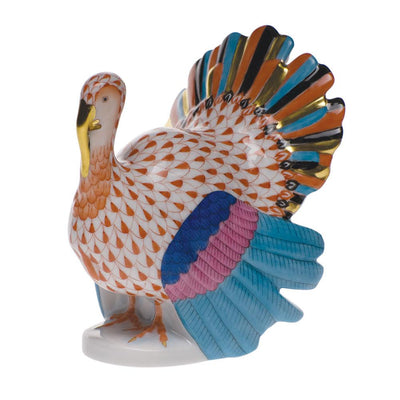 Herend Turkey Figurines Herend Rust 