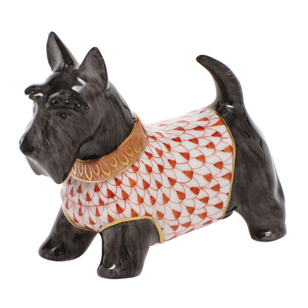 Herend Scottie Mcduff Figurines Herend Rust 