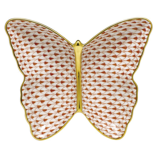 Herend Butterfly Dish Figurines Herend Rust 