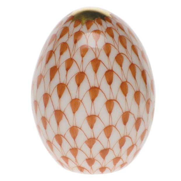 Herend Miniature Egg Figurines Herend Rust 