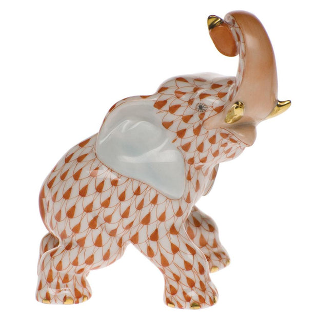 Herend Joyful Elephant Figurines Herend Rust 
