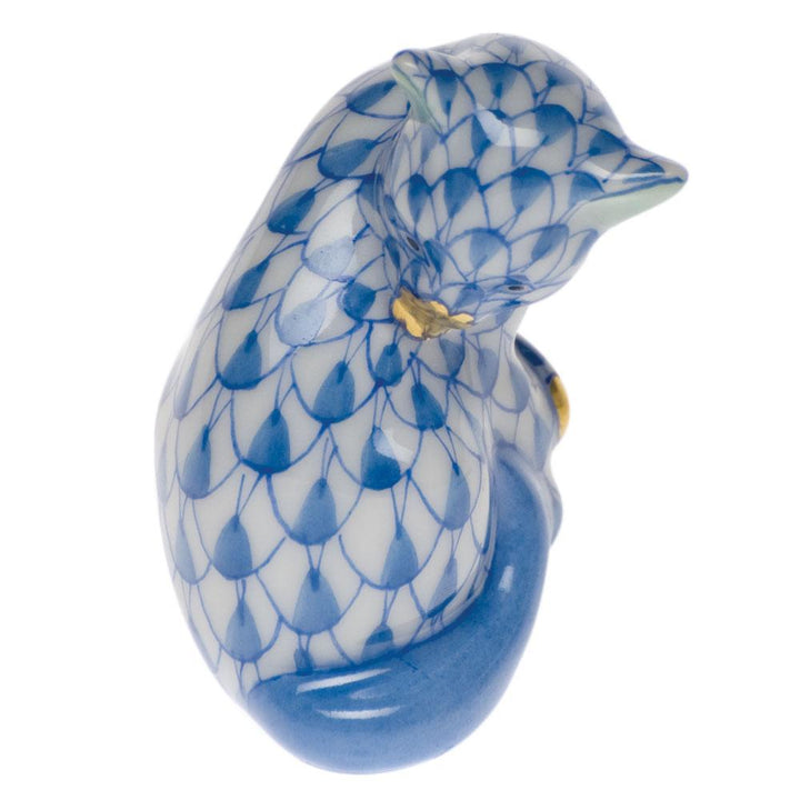 Herend Miniature Cat Figurines Herend Blue 