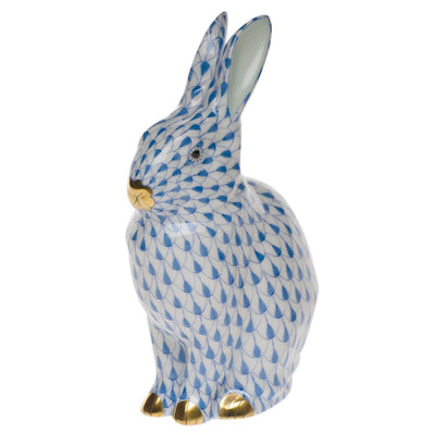 Herend Rabbit Figurines Herend Blue 
