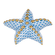 Herend Puffy Starfish Figurines Herend Blue 
