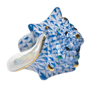 Herend Small Conch Shell Figurines Herend Blue 