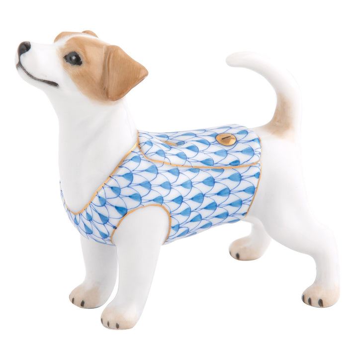 Herend Jack Russell Terrier Figurines Herend Blue 