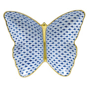 Herend Butterfly Dish Figurines Herend Blue 