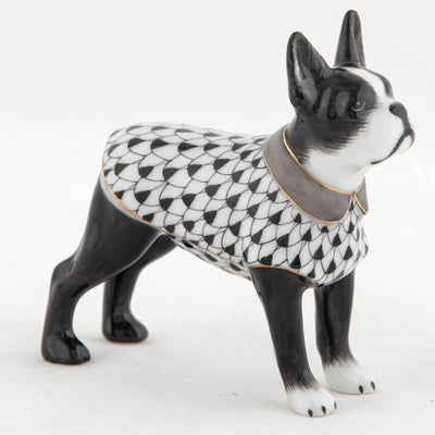 Herend Boston Bull Terrier Figurines Herend Black 