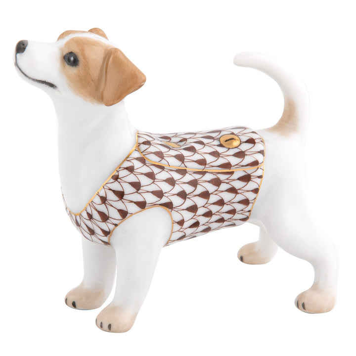 Herend Jack Russell Terrier Figurines Herend Chocolate 