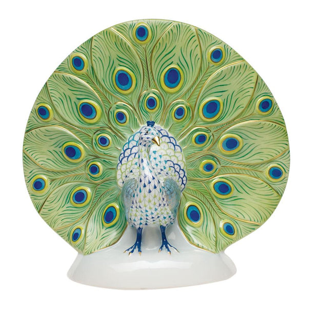 Herend Large Peacock - Limited Edition Figurines Herend 