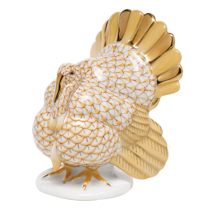 Herend Tom Turkey Figurines Herend Butterscotch 