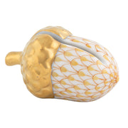 Herend Acorn Place Card Holder Figurines Herend Butterscotch 