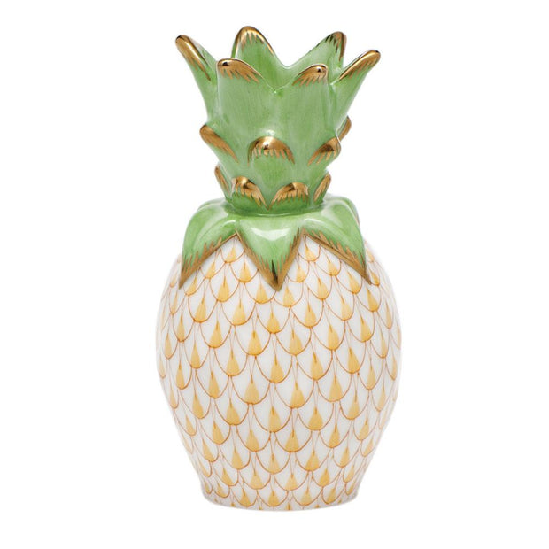 Herend Small Pineapple Figurines Herend Butterscotch 
