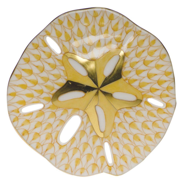Herend Sand Dollar Figurines Herend Butterscotch 