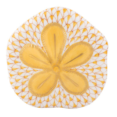 Herend Puffy Sand Dollar Figurines Herend Butterscotch 