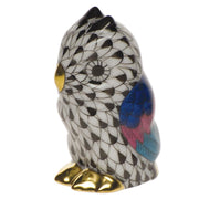 Herend Owl Miniature Figurines Herend Black 