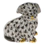 Herend Miniature Puppy Figurines Herend Black 