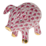 Herend Piglet Figurines Herend Raspberry (Pink) 