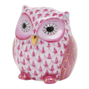 Herend Owlet Figurines Herend Raspberry (Pink) 