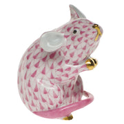 Herend Mouse Figurines Herend Raspberry (Pink) 
