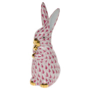 Herend Standing Bunny Figurines Herend Raspberry (Pink) 