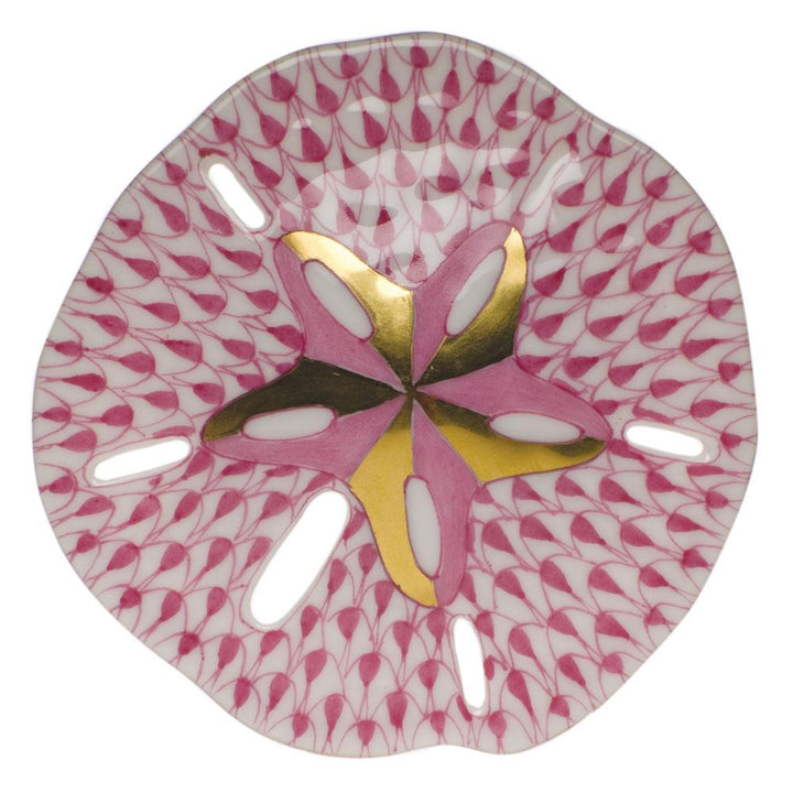 Herend Sand Dollar Figurines Herend Raspberry (Pink) 